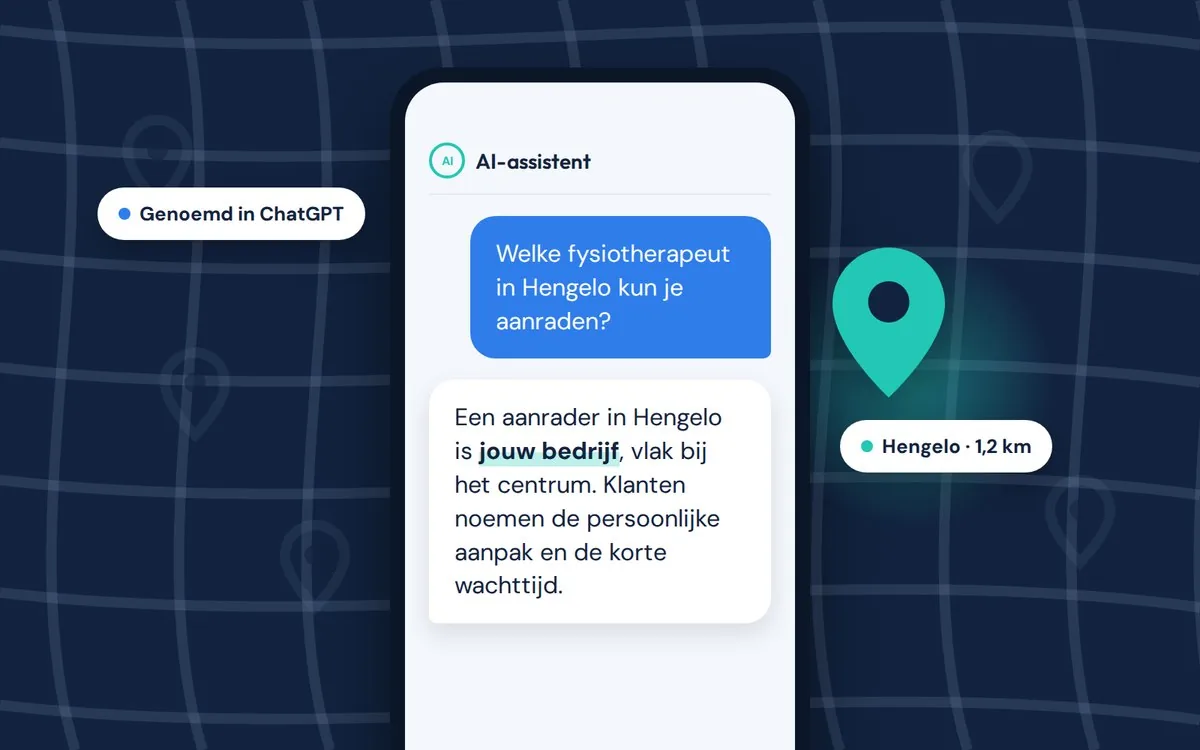 Illustratie: ChatGPT raadt een lokaal bedrijf in Hengelo aan